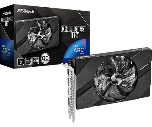 Intel Arc A380 Challenger ITX 6GB OC-0