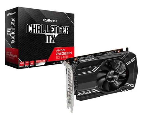 VGA ASR RX6400 Challenger ITX 4G-0