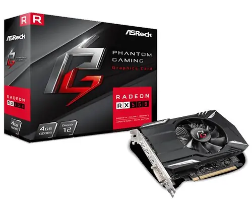 VGA ASR RX550 Phantom Gaming 4G-0
