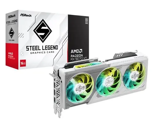 VGA ASR RX 9070 XT Steel Legend 16GB-0