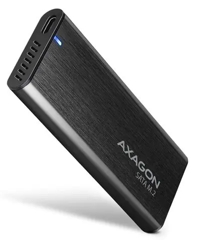 SUPERSPEED+ USB-C - M.2 SATA SSD RAW BOX-0