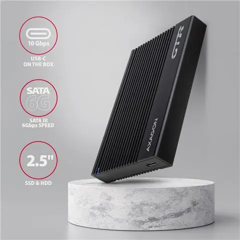 HDD Ladica 2.5" SATA 6G->USB3.2 EE25-GTR, AXA-0