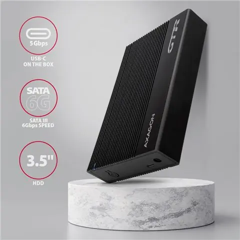 HDD Ladica 3.5" SATA 6G->USB3.2 EE35-GTR, AXA-0