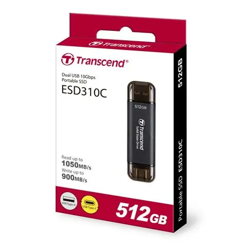SSD EXT 512GB TS ESD310C DUAL-0