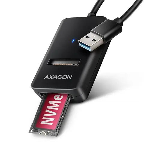 HDD DOD Ladica SATA & NVMe -> USB-A 3.2 Gen2, ADM2-AM, AXA-0