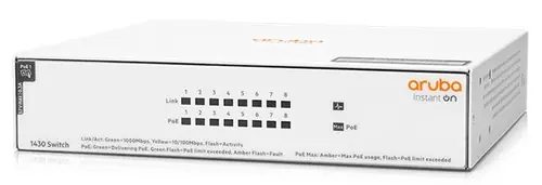 HPE SWITCH ARUBA INSTANT ON 1430 8G POE 64W-0