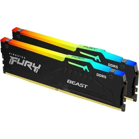 MEM DDR5 32GB (2x16) 5200MHz FURY Beast RGB KF552C40BBAK2-32-0