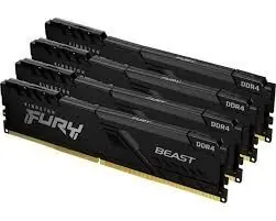 MEM DDR4 128GB (4x32) 3200MHz FURY Beast KF432C16BBK4/128-0
