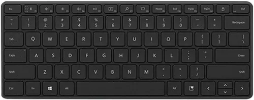 MS Compact Bluetooth Keyboard Black, 21Y-00030-0