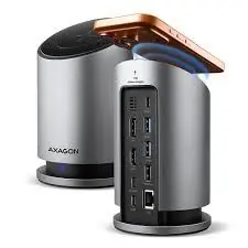 USB HUB 3x USB-A + 1x USB-C, GLAN, HDMI, DP, PD 100W, 15W wireless-0