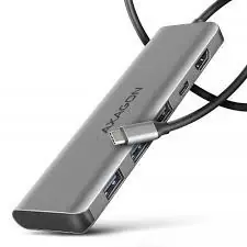 USB HUB 3x USB 3.2 Gen1, HDMI, PD 100W, HMC-5H-0