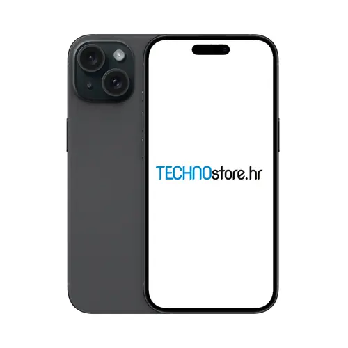 MOBITEL APPLE IPHONE 15 128GB BLACK, IZLOŽBENI MODEL - AKCIJA + ADAPTER-0