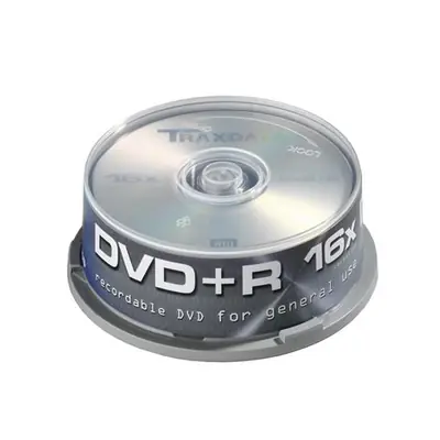 TRAXDATA OPTIČKI MEDIJ DVD+R 16X CAKE 25 TRAXDATA OPTIČKI MEDIJ DVD+R 16X CAKE 25
