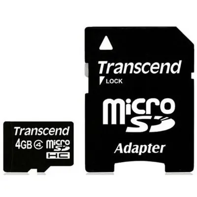 Memorijska kartica Transcend SD MICRO 4GB HC Class 4 + ...
