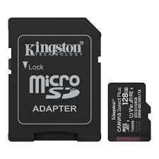 MEM SD MICRO 128GB Kingston Canvas Select Plus + Adapte...