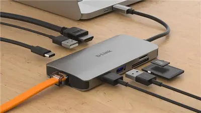 D-Link USB-C HUB 8-in-1, DUB-M810 D-Link USB-C HUB 8-in-1, DUB-M810