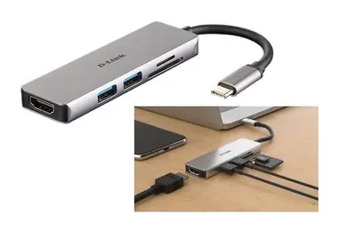 D-Link DUB-M530 5-u-1 USB-C Hub sa HDMI i SD/microSD či... D-Link DUB-M530 5-u-1 USB-C Hub sa HDMI i SD/microSD či...