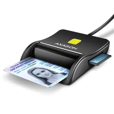 Čitač pametnih kartica AXAGON CRE-SM3SD USB 2.0 Čitač pametnih kartica AXAGON CRE-SM3SD USB 2.0