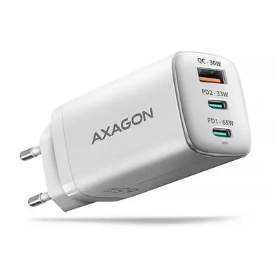 AXAGON ACU-DPQ65W zidni punjač 1xUSB-A QC4, 2xUSB-C PD ...