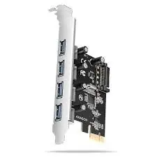 AXAGON PCEU-430RS PCIe Adapter 4x ext. USB 3.2 Gen1, PC...