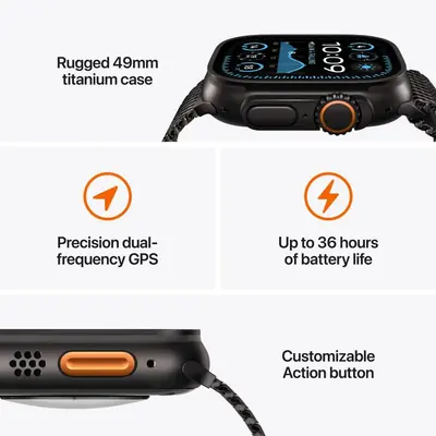 Pametni sat Apple Watch Ultra 2 49 mm Natural Ti Natura...