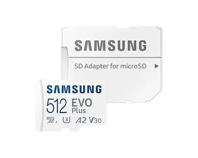 Memorijska kartica SD micro SAM EVO Plus 512GB + Adapte... Memorijska kartica SD micro SAM EVO Plus 512GB + Adapte...