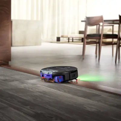 Dyson robotski usisavač Spot+Scrub Ai Black/Blue