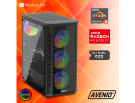 Stolno računalo Avenio Vector AMD Ryzen 5 5600X 3.70GHz 16GB 1TB NVMe SSD W10P AMD Radeon RX 6700 XT 12GB GDDR6 P/N: 02242011
