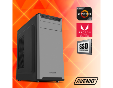 Stolno računalo Avenio Vindicator AMD Ryzen 3 3200G 3.60GHz 8GB 512GB SSD DVDRW FreeDOS Radeon™ Vega 8 Graphics 123237