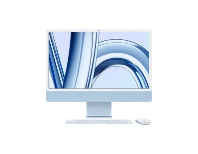 Apple iMac 24 inch M3 8C CPU, 10C GPU, 8GB RAM, 256GB SSD Blue (mqrq3cr/a) 129363