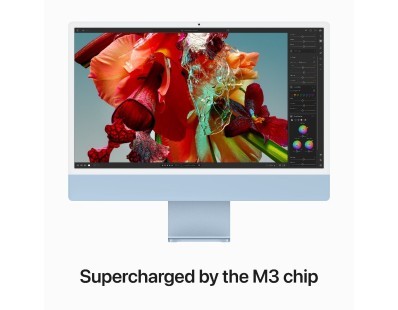 Apple iMac 24 inch M3 8C CPU, 10C GPU, 8GB RAM, 256GB SSD Blue (mqrq3cr/a) 129366