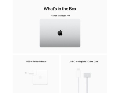 Apple MacBook Pro 14 inch 12-core M2 Pro, 16GB, 1 TB SSD, 19-core GPU, 14.2 inch Liquid Retina XDR, MacOS, Silver (mphj3cr/a) 128370