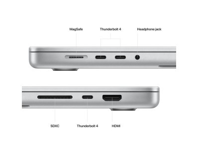 Apple MacBook Pro 16 inch 12-core M2 Max, 32GB, 1 TB SSD, 38-core GPU, 16.2 inch Liquid Retina XDR, MacOS, Silver (mnwe3cr/a) 128461
