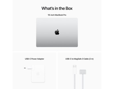 Apple MacBook Pro 16 inch 12-core M2 Max, 32GB, 1 TB SSD, 38-core GPU, 16.2 inch Liquid Retina XDR, MacOS, Silver (mnwe3cr/a) 128460