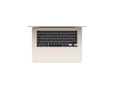 Apple MacBook Air 15.3 inch M-Series M2, 8GB, 256GB SSD, Apple Graphics, 15.3 inch 2,8K, macOS, starlight (mqku3cr/a) 128301