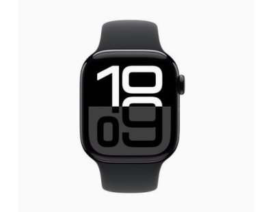 Apple Watch Series 10 GPS 46mm Jet Black GPS with Black Sport Band - M/L - ZIMSKA AKCIJA + GRATIS ADAPTER 131625