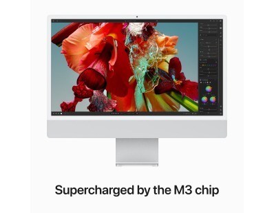 Apple iMac 24 inch M3 8C CPU, 10C GPU, 8GB RAM, 256GB SSD Silver (mqrj3cr/a) 129380
